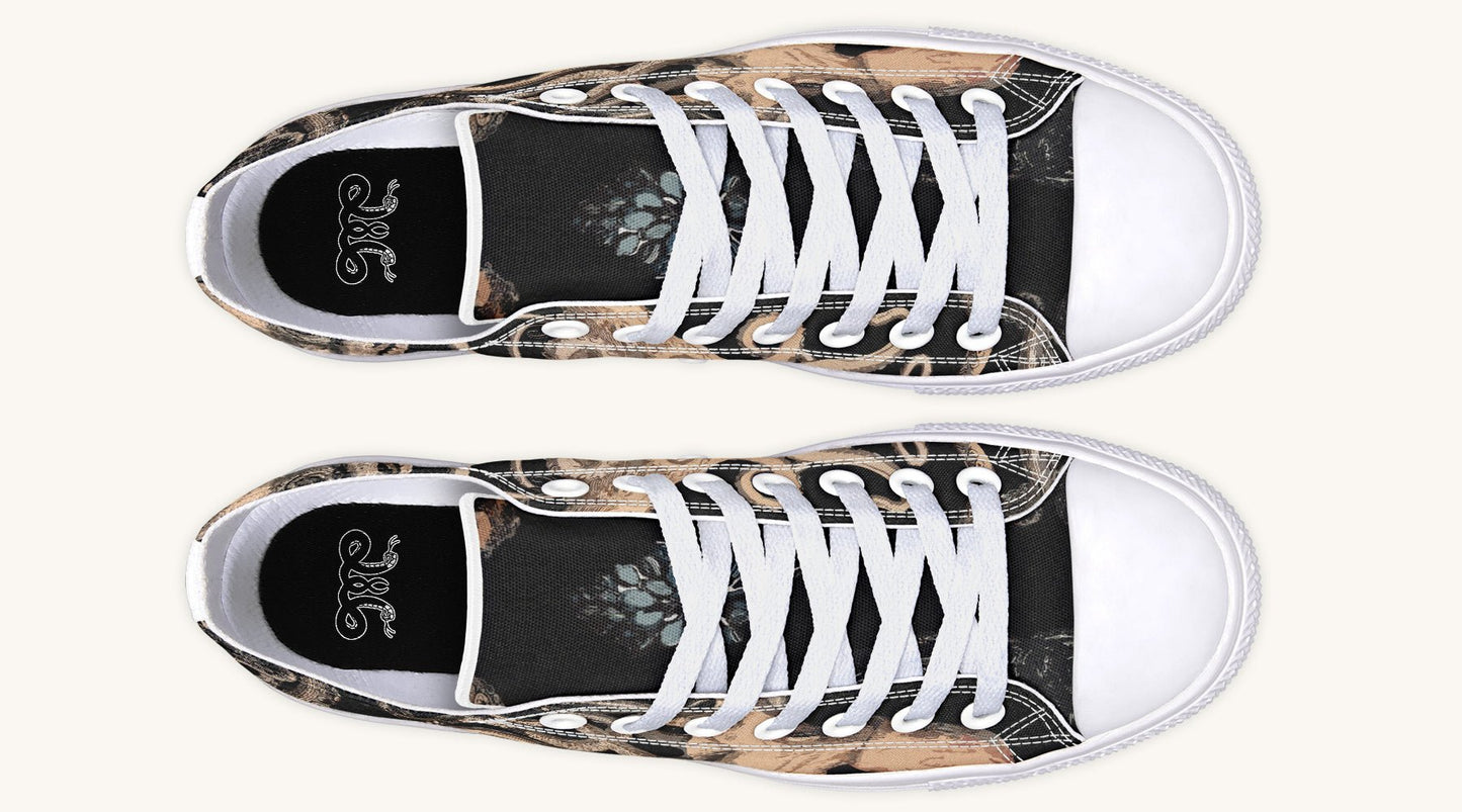 Kraken Unleashed Black Lowtops - Jaded Lament