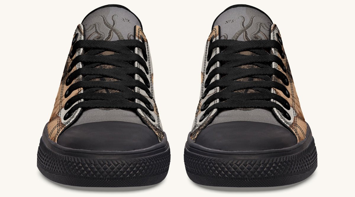 Kraken Unleashed Light Brown Lowtops - Jaded Lament