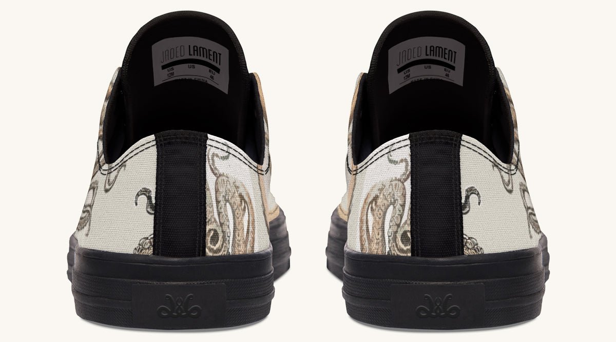 Kraken Unleashed Light Brown Lowtops - Jaded Lament