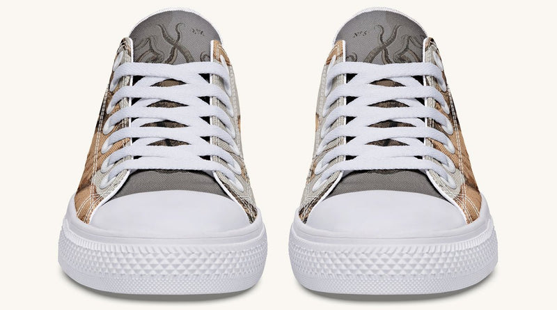 Kraken Unleashed Light Brown Lowtops - Jaded Lament