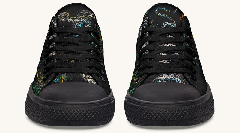 Serpent in Bloom Lowtops - Jaded Lament