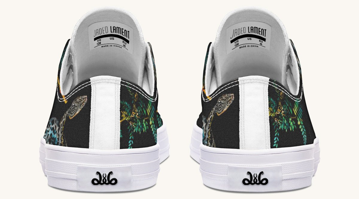 Serpent in Bloom Lowtops - Jaded Lament