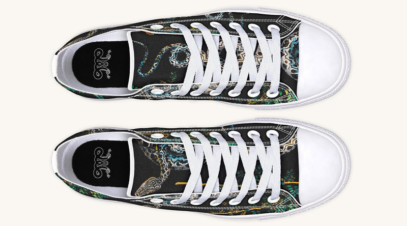 Serpent in Bloom Lowtops - Jaded Lament