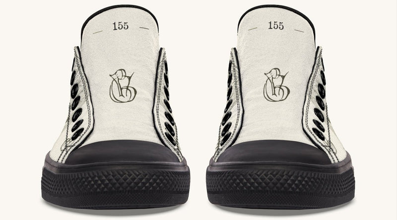 The Bear Shall Be Thy Choice Cream Lowtops - Jaded Lament