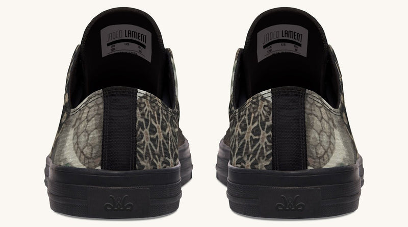 Turtle Time Desaturated Lowtops - Jaded Lament