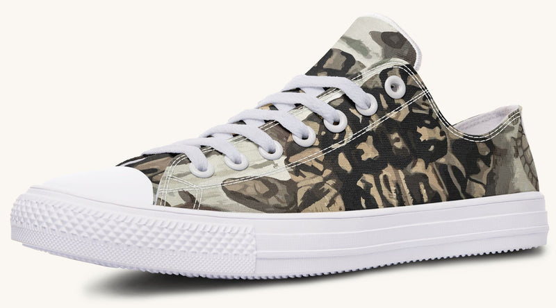 Turtle Time Desaturated Lowtops - Jaded Lament