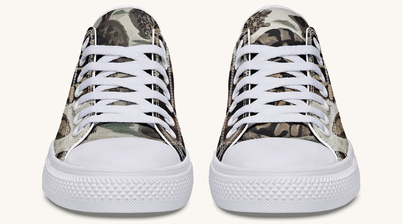 Turtle Time Desaturated Lowtops - Jaded Lament