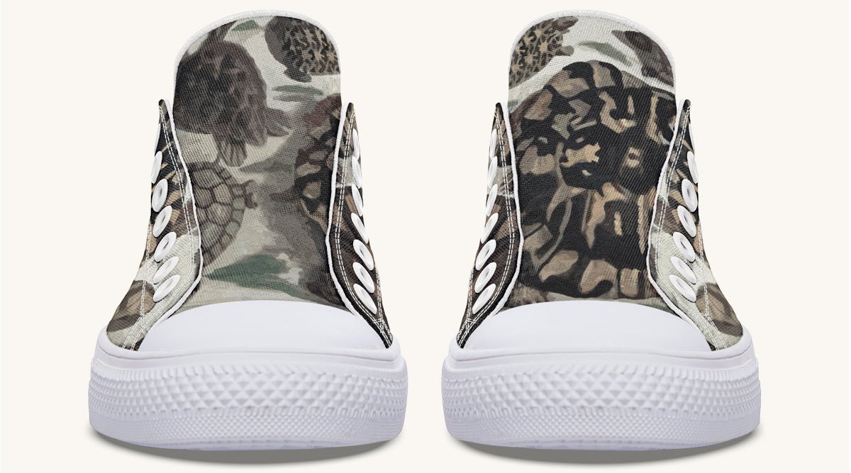 Turtle Time Desaturated Lowtops - Jaded Lament