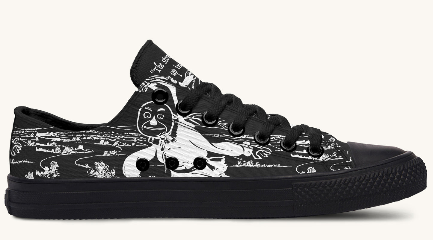 Woz Stork And Scarecrow Lowtops - Jaded Lament