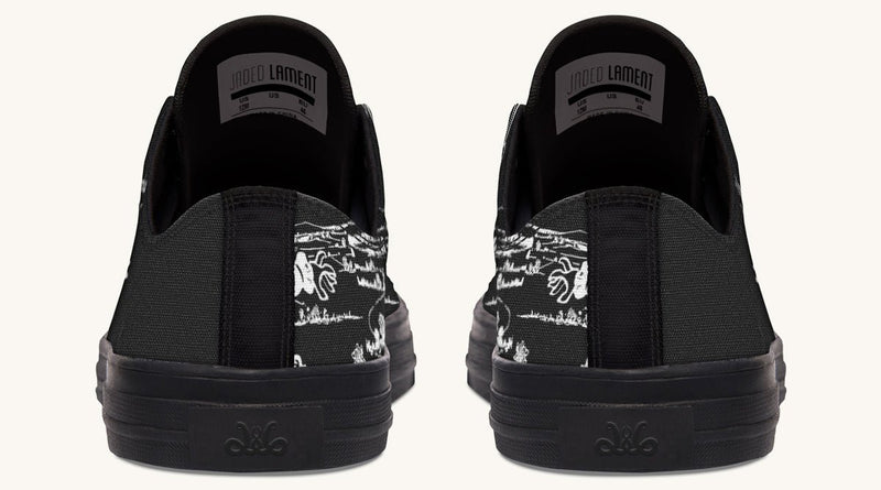 Woz Stork And Scarecrow Lowtops - Jaded Lament