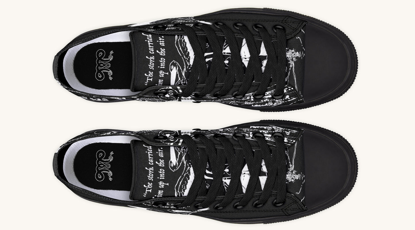 Woz Stork And Scarecrow Lowtops - Jaded Lament