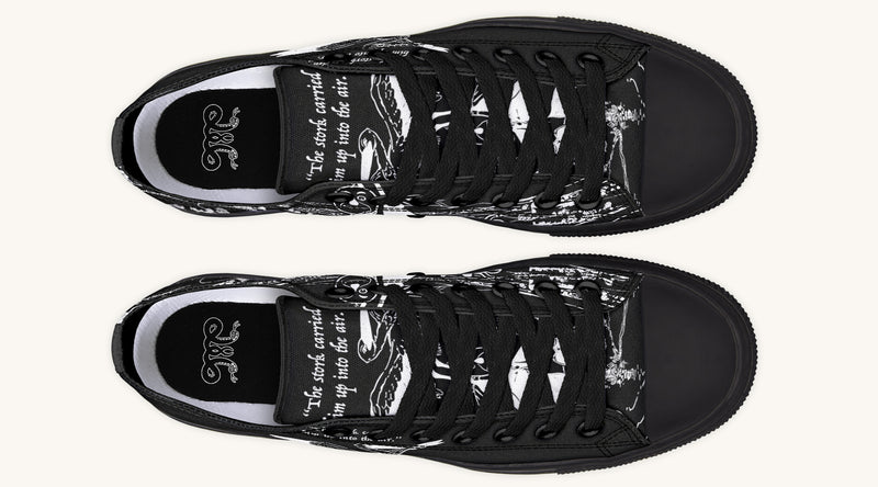 Woz Stork And Scarecrow Lowtops - Jaded Lament