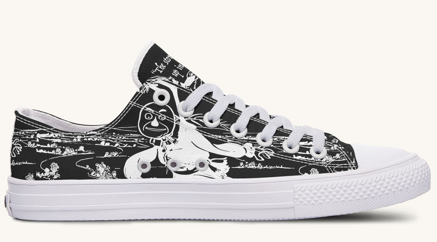 Woz Stork And Scarecrow Lowtops - Jaded Lament