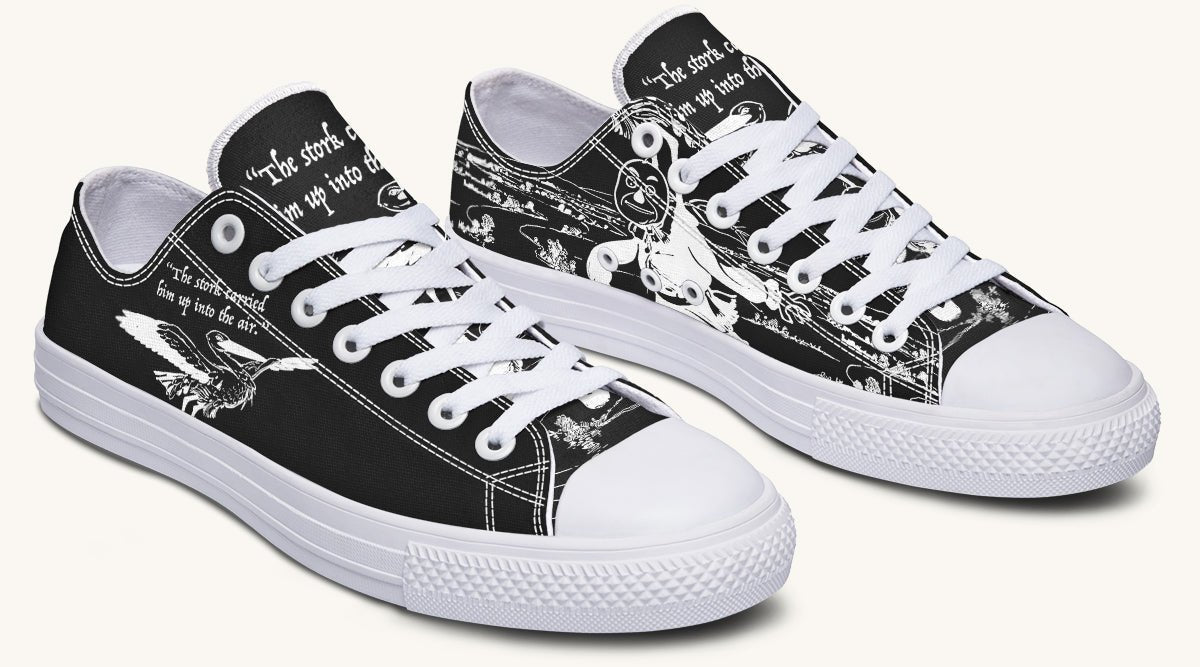 Woz Stork And Scarecrow Lowtops - Jaded Lament