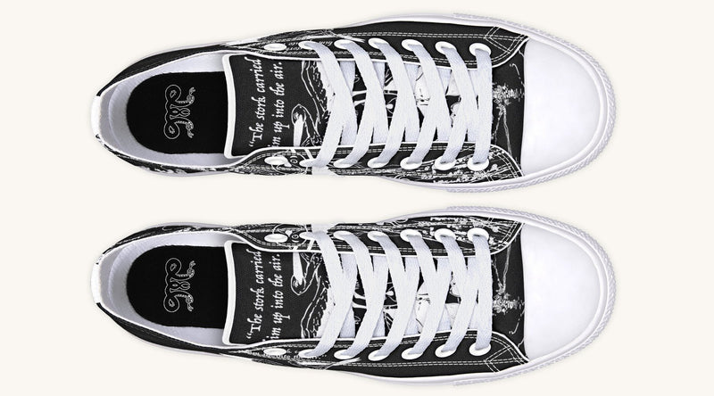 Woz Stork And Scarecrow Lowtops - Jaded Lament