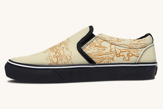 A Day With Friends Slip On Shoes - Jaded Lament