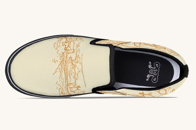 A Day With Friends Slip On Shoes - Jaded Lament