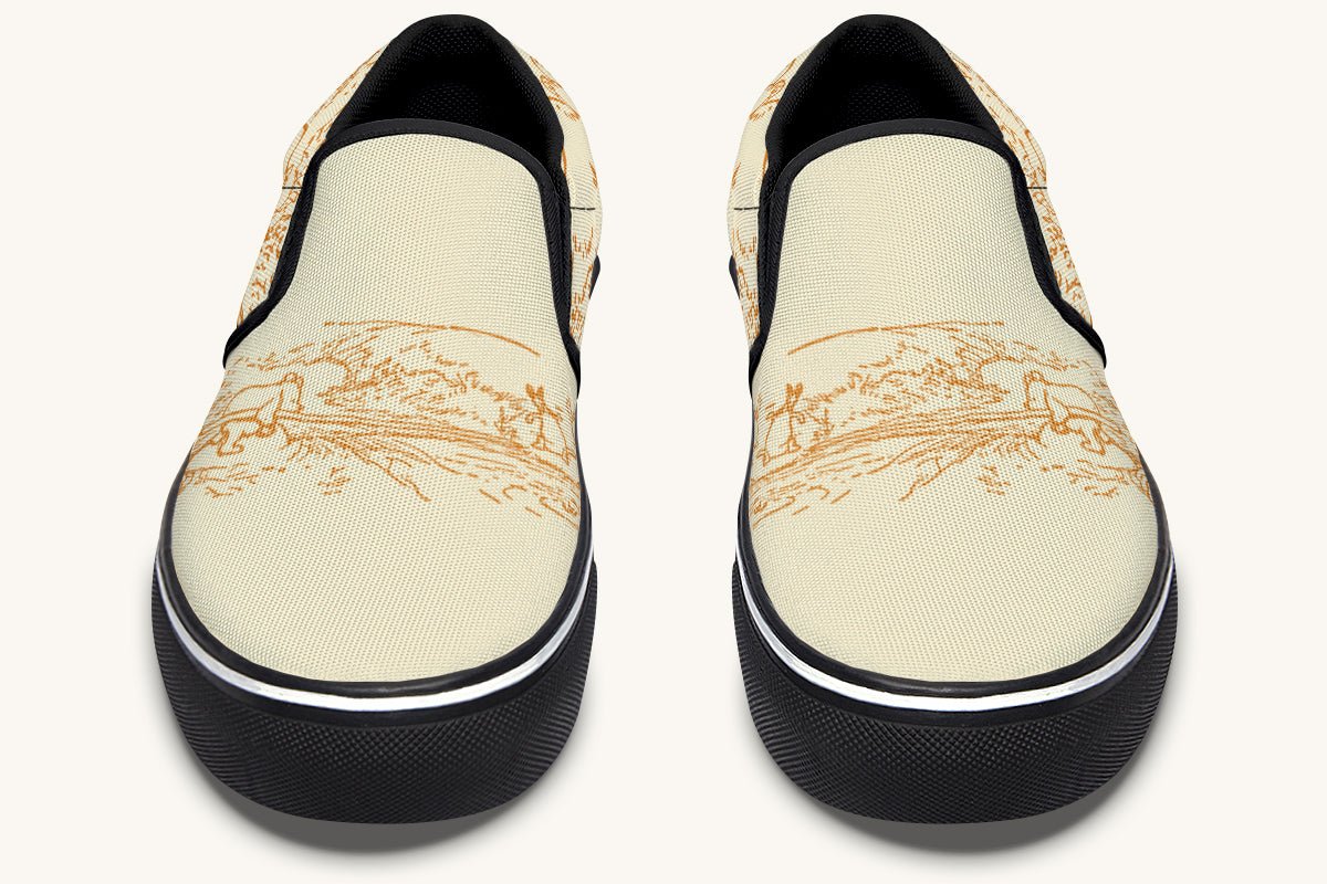 A Day With Friends Slip On Shoes - Jaded Lament