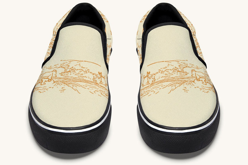 A Day With Friends Slip On Shoes - Jaded Lament