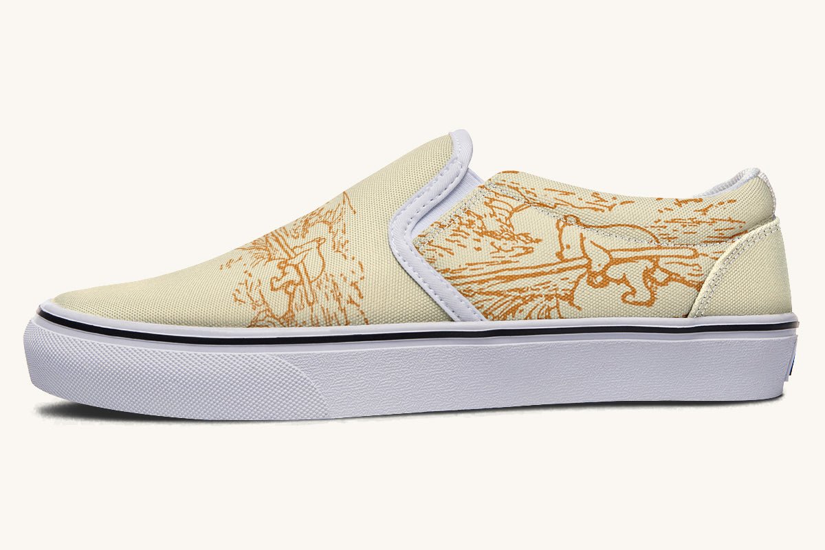 A Day With Friends Slip On Shoes - Jaded Lament