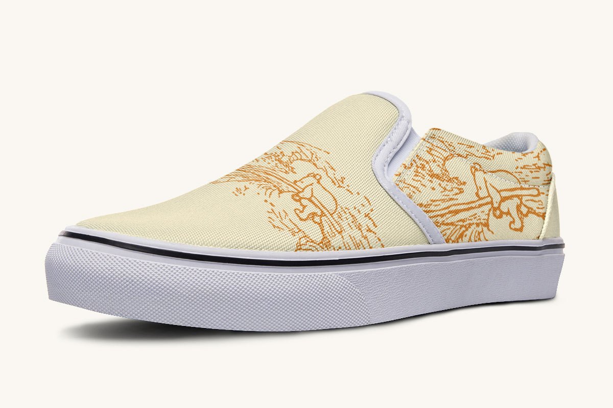 A Day With Friends Slip On Shoes - Jaded Lament