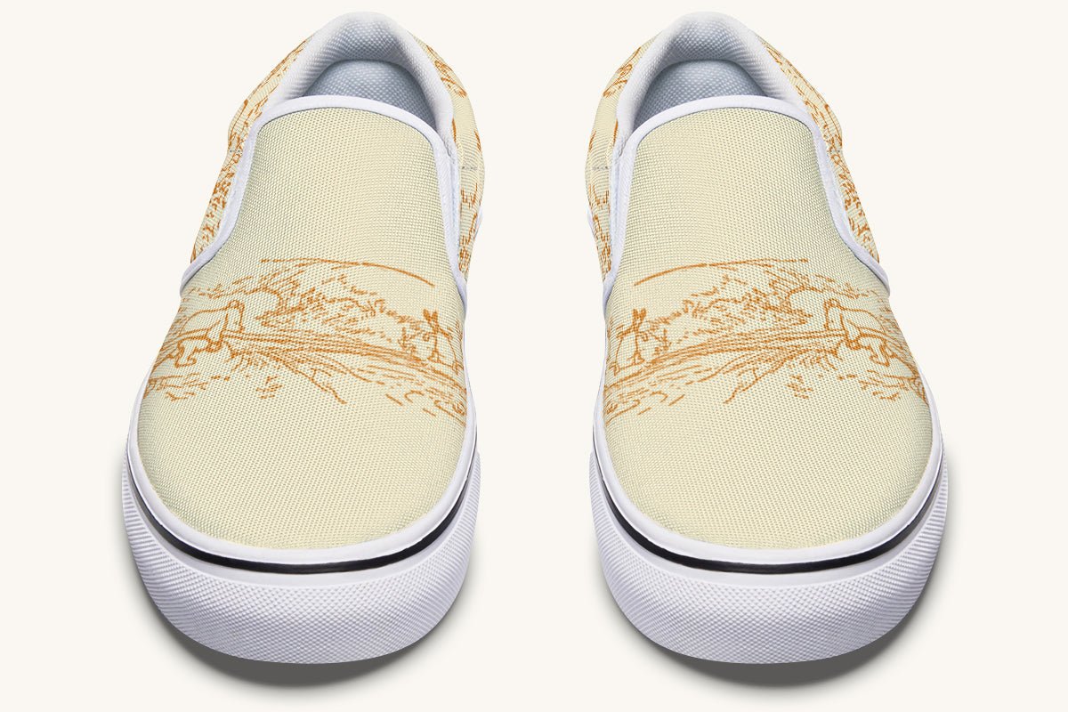 A Day With Friends Slip On Shoes - Jaded Lament