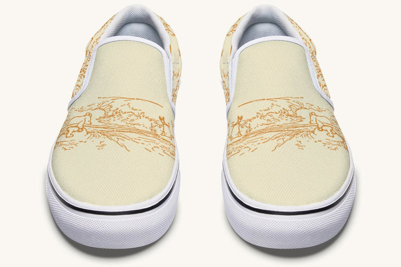 A Day With Friends Slip On Shoes - Jaded Lament