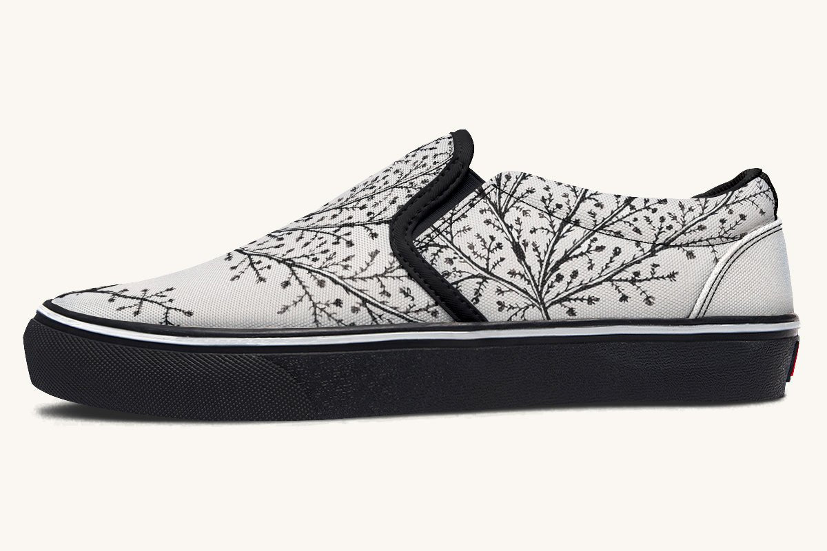 A Delicate Breath Bw Slip On Shoes - Jaded Lament