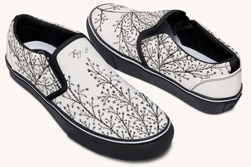 A Delicate Breath Bw Slip On Shoes - Jaded Lament