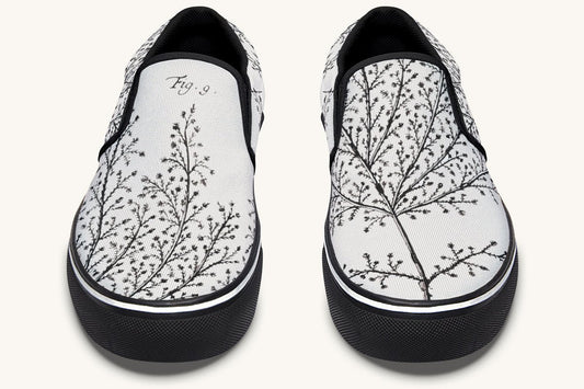 A Delicate Breath Bw Slip On Shoes - Jaded Lament