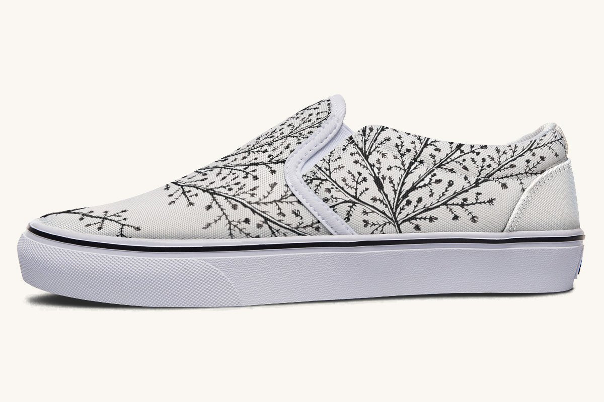 A Delicate Breath Bw Slip On Shoes - Jaded Lament