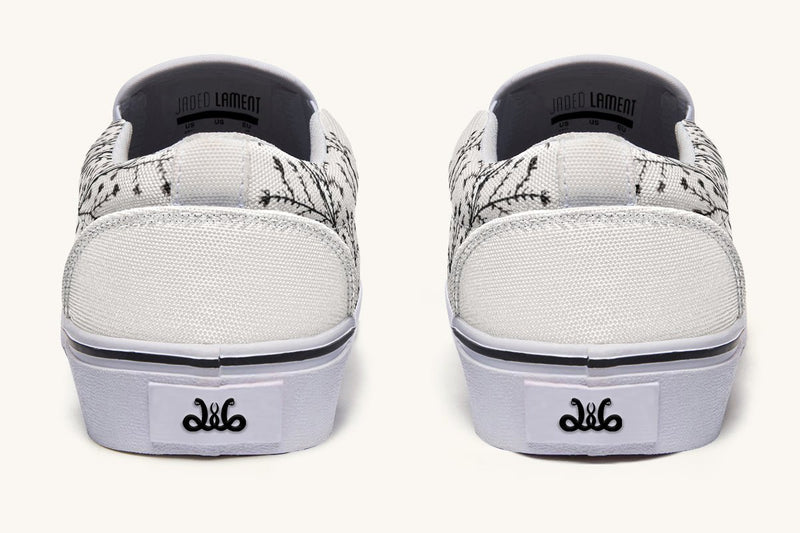 A Delicate Breath Bw Slip On Shoes - Jaded Lament