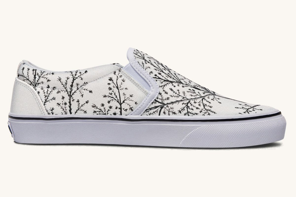 A Delicate Breath Bw Slip On Shoes - Jaded Lament