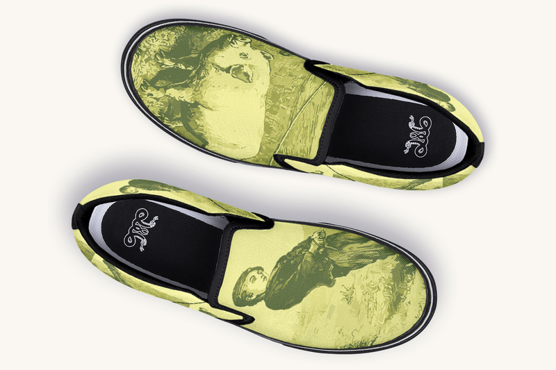 A Pig and His Boy Slip On Shoes - Jaded Lament
