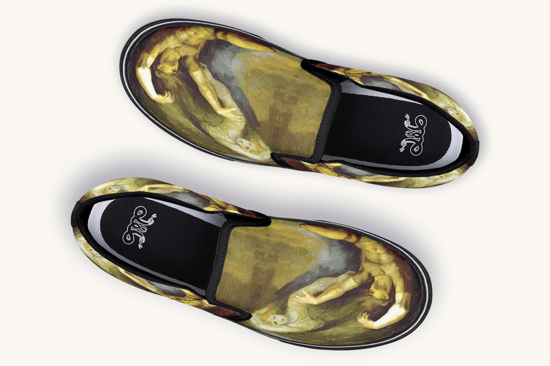 Achilles Weeps for Patroclus Slip On Shoes - Jaded Lament