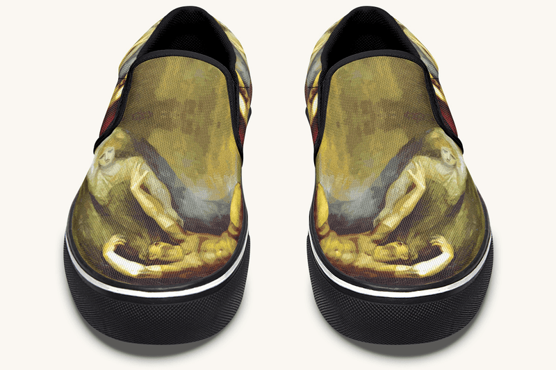 Achilles Weeps for Patroclus Slip On Shoes - Jaded Lament
