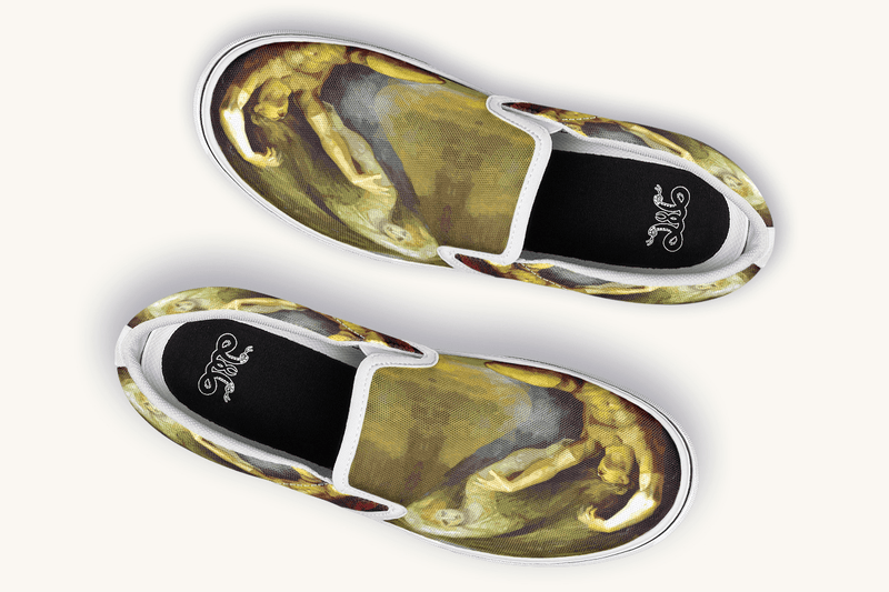 Achilles Weeps for Patroclus Slip On Shoes - Jaded Lament