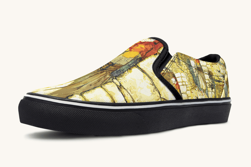 Alas Dear Goose Girl Slip On Shoes - Jaded Lament