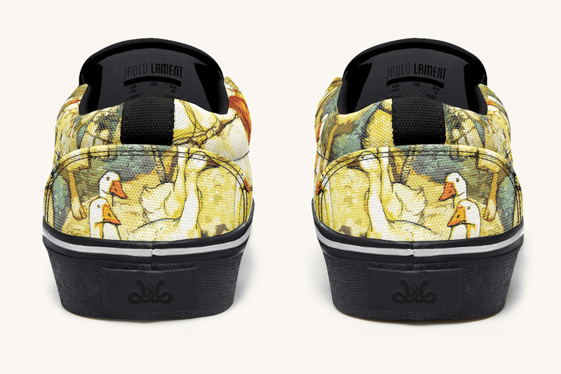 Alas Dear Goose Girl Slip On Shoes - Jaded Lament