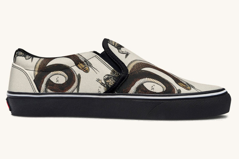 An Arrangement of Frogs and Snakes Slip On Shoes - Jaded Lament