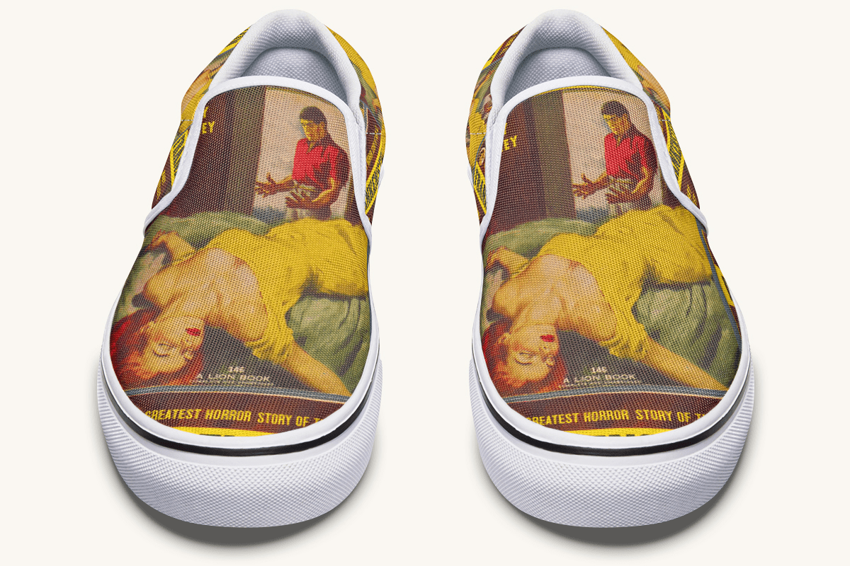 Bride of Lightning – Frankenstein Remade Slip On Shoes - Jaded Lament