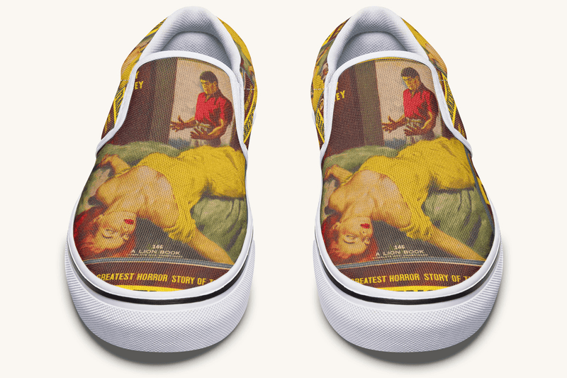 Bride of Lightning – Frankenstein Remade Slip On Shoes - Jaded Lament