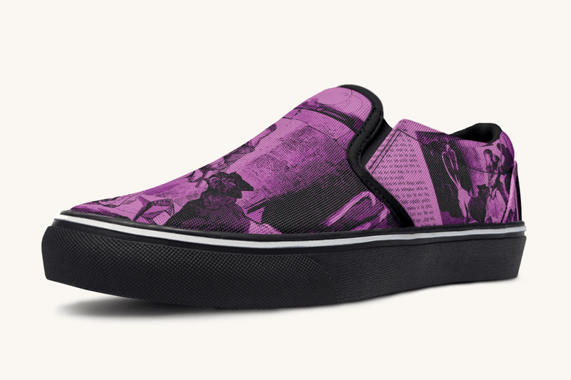 Brother of Fire And Folly Slip On Shoes - Jaded Lament