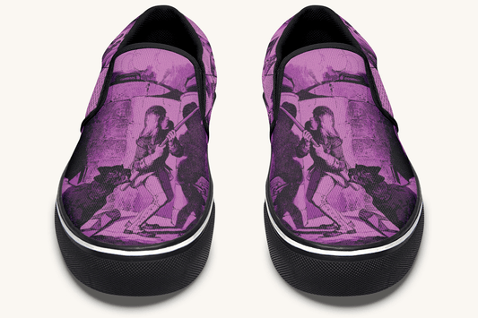 Brother of Fire And Folly Slip On Shoes - Jaded Lament
