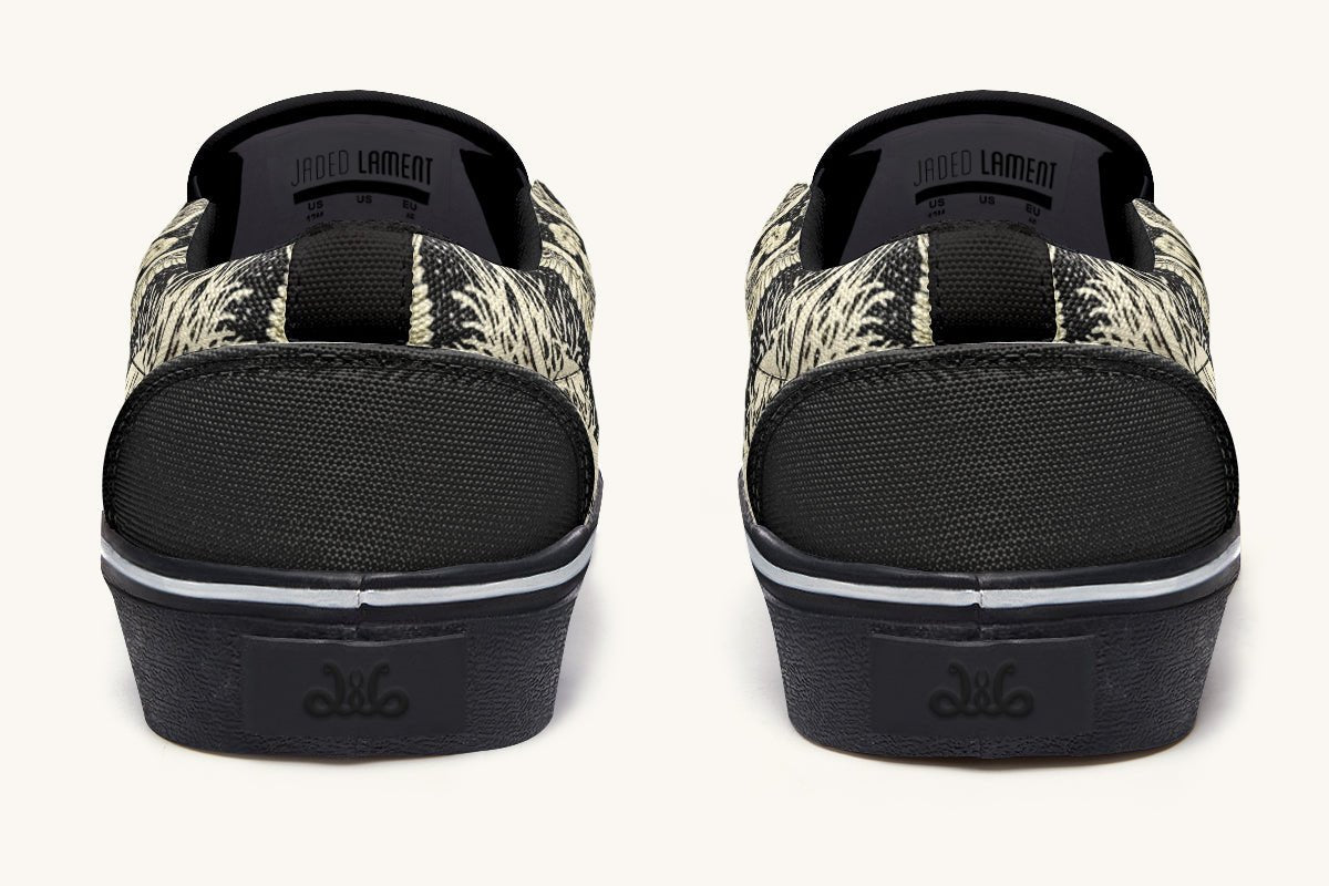 Call Upon the Star Cream Slip On Shoes - Jaded Lament