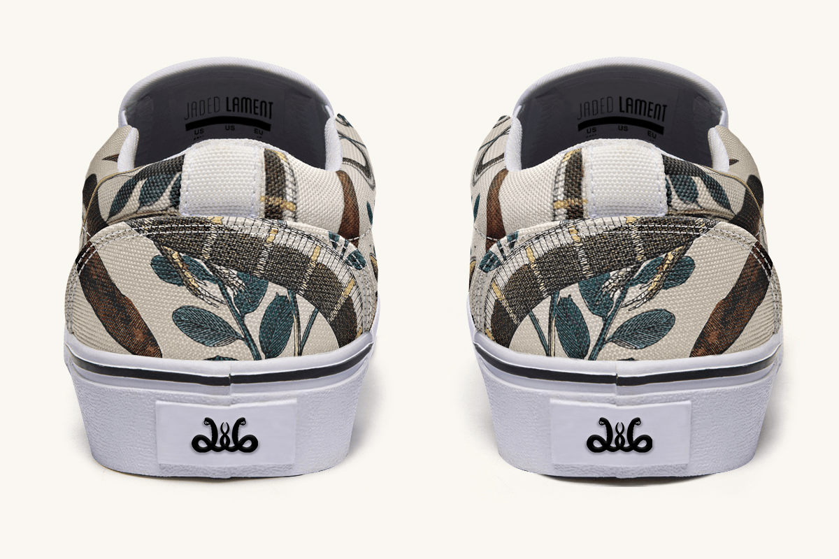Canopy Of Life Slip On Shoes - Jaded Lament