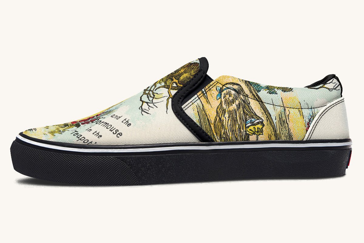Cheshire Knows Slip On Shoes - Jaded Lament