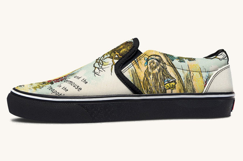 Cheshire Knows Slip On Shoes - Jaded Lament