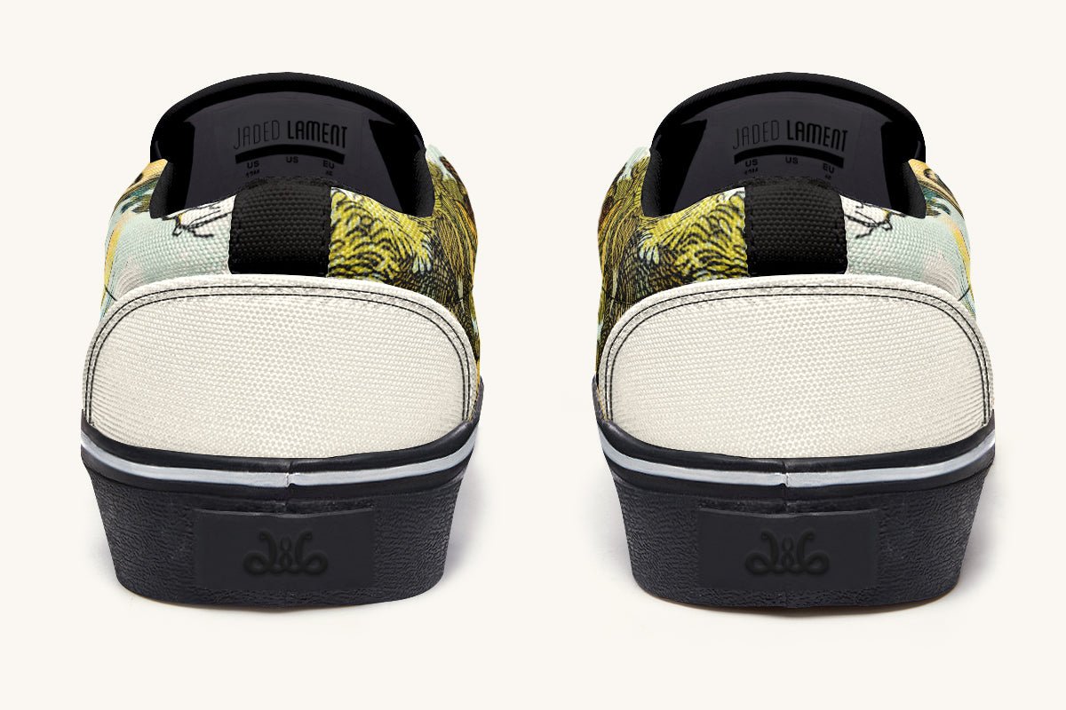 Cheshire Knows Slip On Shoes - Jaded Lament