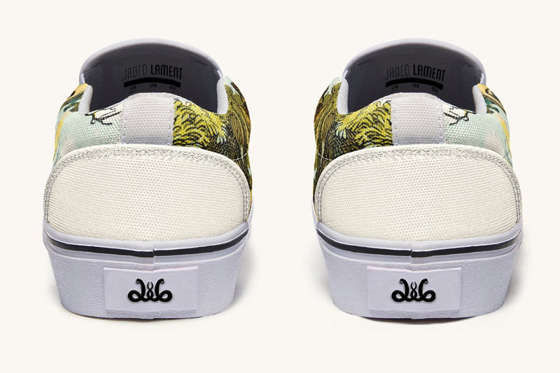 Cheshire Knows Slip On Shoes - Jaded Lament